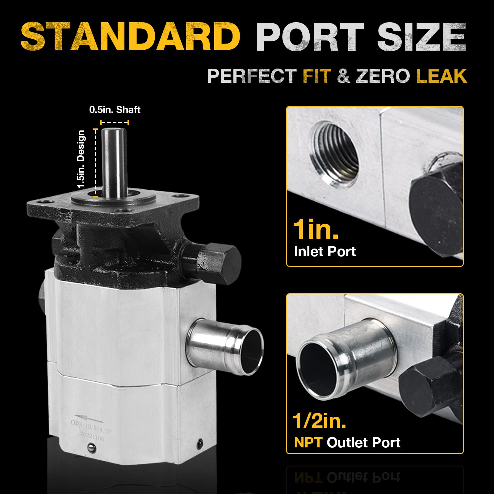 Amazon.co.jp: DAWOT 2段階 16GPM 油圧ログスプリッターポンプキット